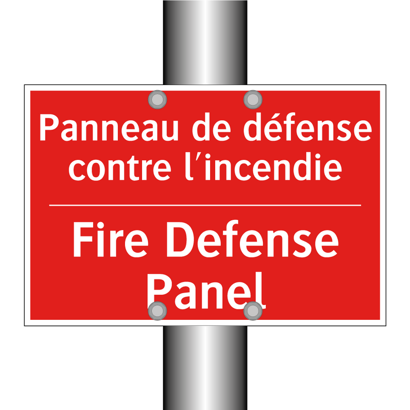 Panneau de défense contre l'incendie /.../ - Fire Defense Panel