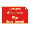 Service d'incendie - Fire department