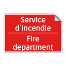 Service d'incendie - Fire department