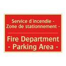 Service d'incendie - Zone de stationnement /.../ - Fire Department - Parking Area /.../