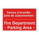 Service d'incendie - Zone de stationnement /.../ - Fire Department - Parking Area /.../