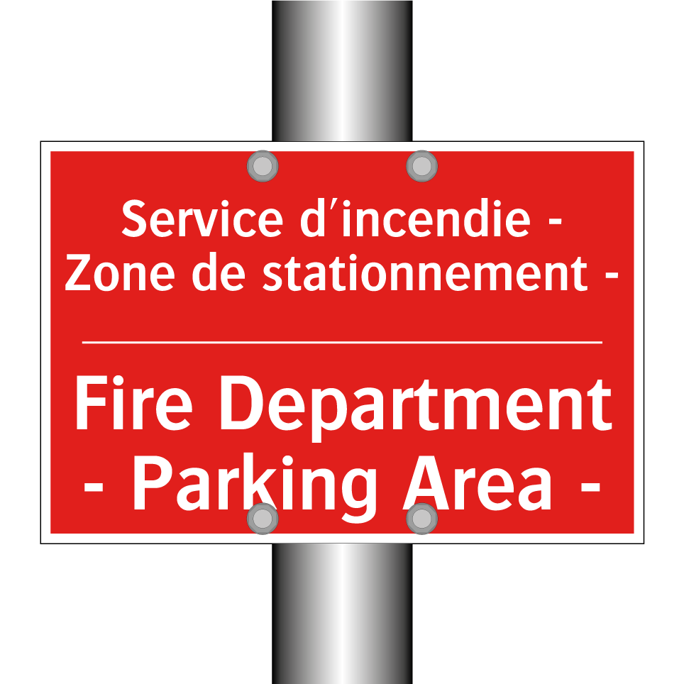 Service d'incendie - Zone de stationnement /.../ - Fire Department - Parking Area /.../