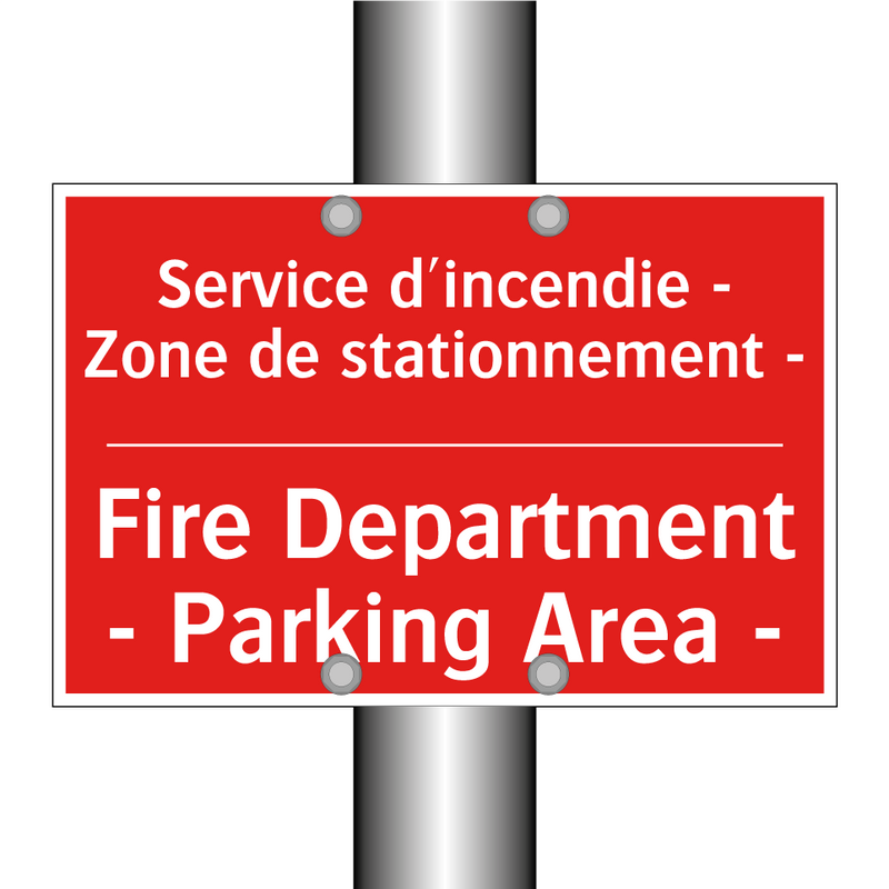 Service d'incendie - Zone de stationnement /.../ - Fire Department - Parking Area /.../