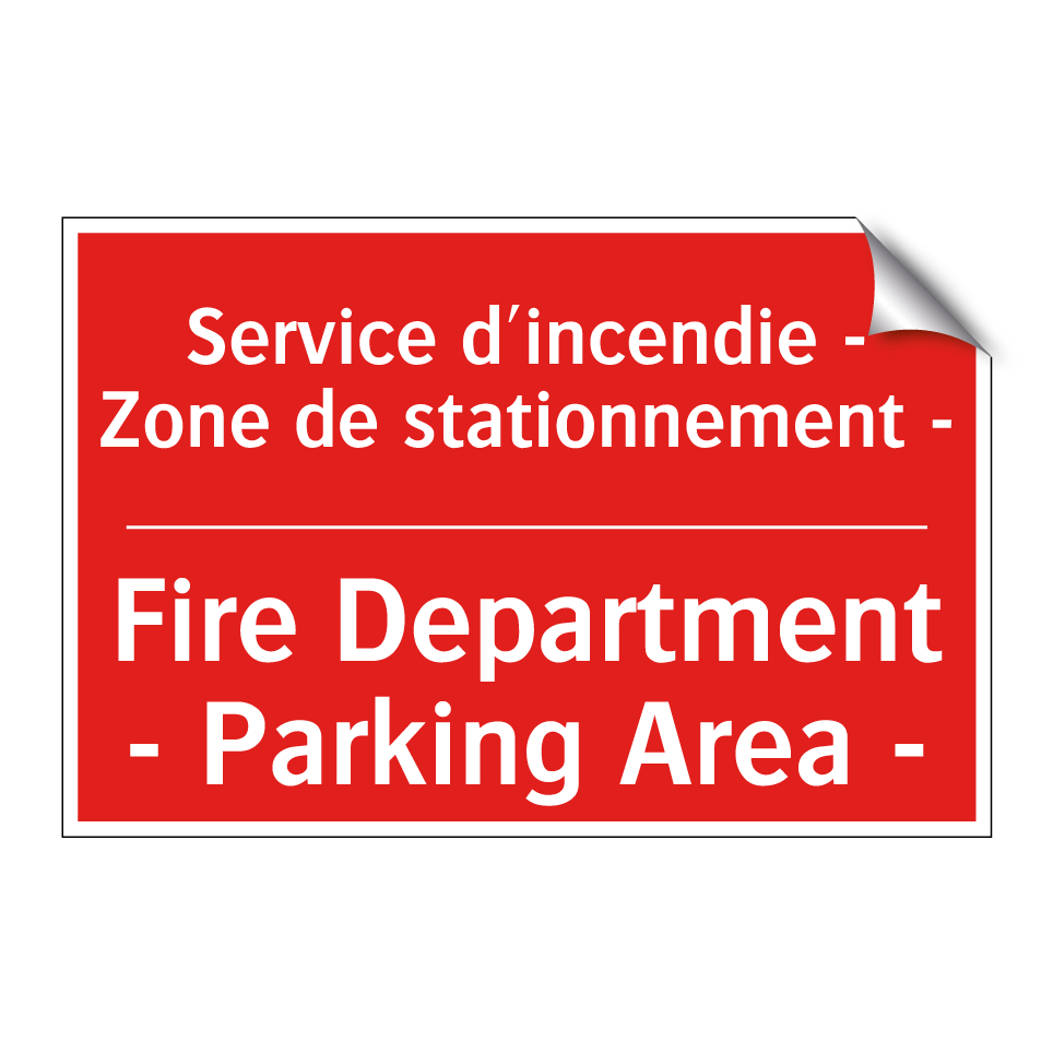 Service d'incendie - Zone de stationnement /.../ - Fire Department - Parking Area /.../