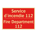 Service d'incendie 112 - Fire Department 112