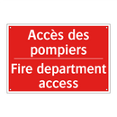 Accès des pompiers - Fire department access
