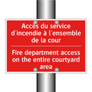 Accès du service d'incendie à /.../ - Fire department access on the /.../