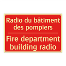 Radio du bâtiment des pompiers - Fire department building radio