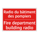 Radio du bâtiment des pompiers - Fire department building radio