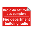 Radio du bâtiment des pompiers - Fire department building radio