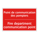 Point de communication des pompiers /.../ - Fire department communication /.../