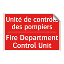 Unité de contrôle des pompiers - Fire Department Control Unit