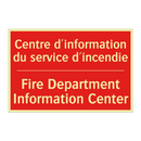 Centre d'information du service /.../ - Fire Department Information Center /.../