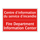 Centre d'information du service /.../ - Fire Department Information Center /.../