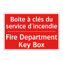 Boîte à clés du service d'incendie /.../ - Fire Department Key Box