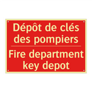 Dépôt de clés des pompiers - Fire department key depot