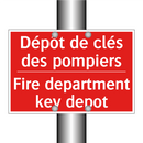 Dépôt de clés des pompiers - Fire department key depot