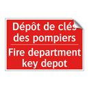 Dépôt de clés des pompiers - Fire department key depot