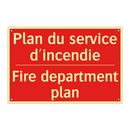 Plan du service d'incendie - Fire department plan