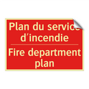 Plan du service d'incendie - Fire department plan