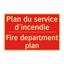 Plan du service d'incendie - Fire department plan