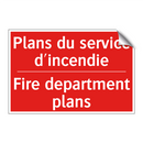 Plans du service d'incendie - Fire department plans