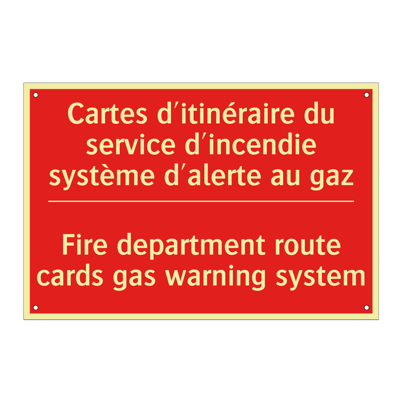 Cartes d'itinéraire du service /.../ - Fire department route cards gas /.../