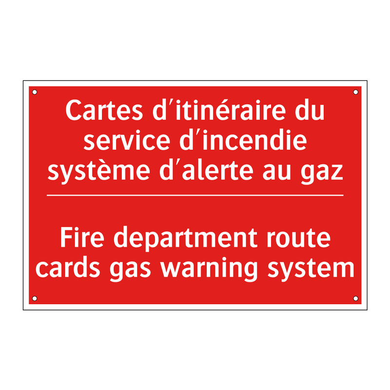 Cartes d'itinéraire du service /.../ - Fire department route cards gas /.../