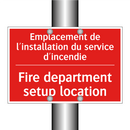 Emplacement de l'installation /.../ - Fire department setup location