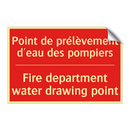 Point de prélèvement d'eau des /.../ - Fire department water drawing /.../