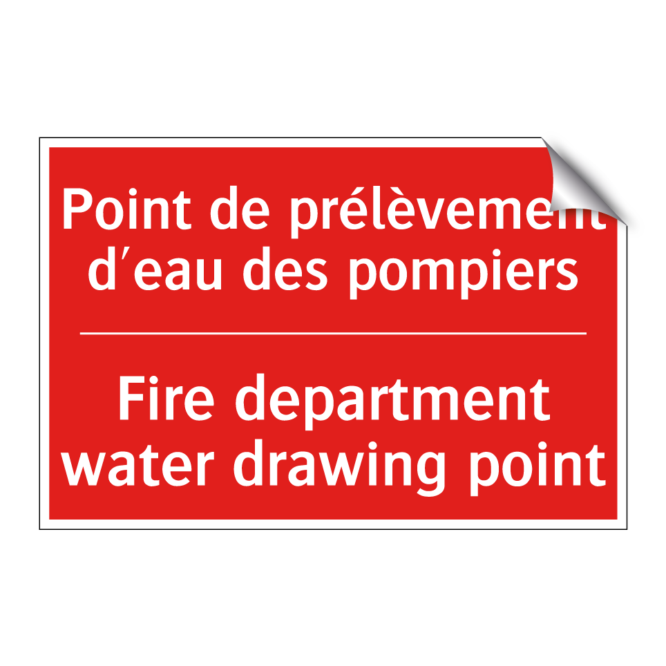 Point de prélèvement d'eau des /.../ - Fire department water drawing /.../