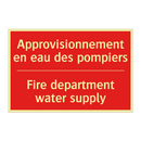 Approvisionnement en eau des pompiers /.../ - Fire department water supply