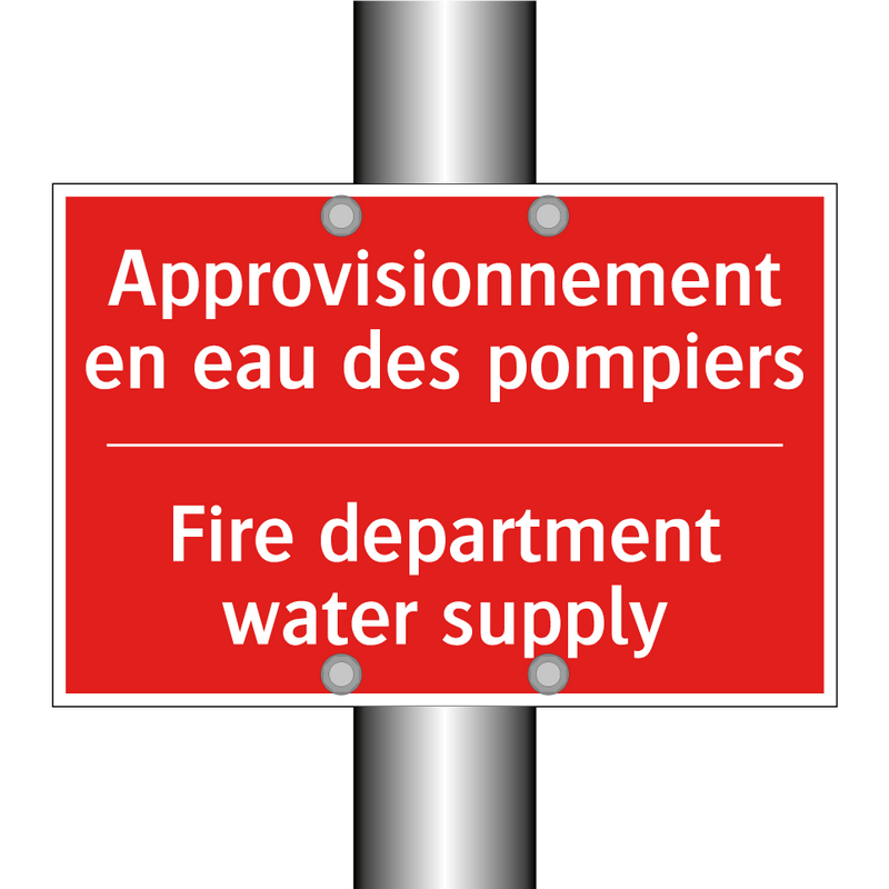 Approvisionnement en eau des pompiers /.../ - Fire department water supply