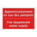 Approvisionnement en eau des pompiers /.../ - Fire department water supply