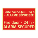 Porte coupe-feu - 24 h - ALARME /.../ - Fire door - 24 h - ALARM SECURED /.../