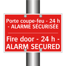 Porte coupe-feu - 24 h - ALARME /.../ - Fire door - 24 h - ALARM SECURED /.../
