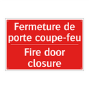 Fermeture de porte coupe-feu - Fire door closure