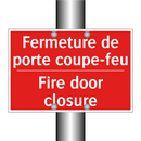 Fermeture de porte coupe-feu - Fire door closure