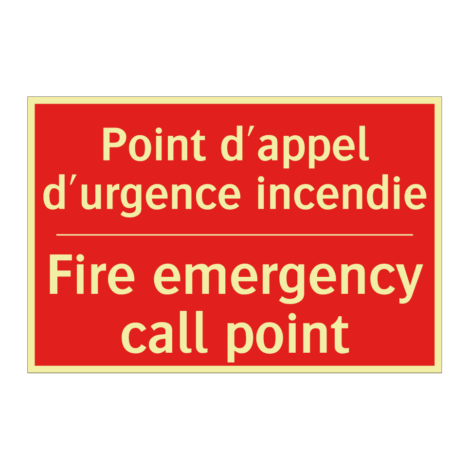 Point d'appel d'urgence incendie /.../ - Fire emergency call point