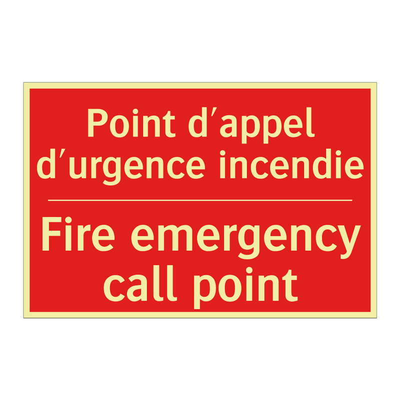 Point d'appel d'urgence incendie /.../ - Fire emergency call point