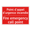 Point d'appel d'urgence incendie /.../ - Fire emergency call point