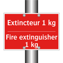 Extincteur 1 kg - Fire extinguisher 1 kg