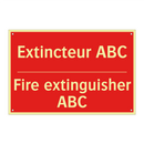 Extincteur ABC - Fire extinguisher ABC