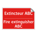 Extincteur ABC - Fire extinguisher ABC