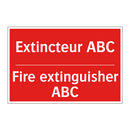 Extincteur ABC - Fire extinguisher ABC