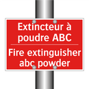 Extincteur à poudre ABC - Fire extinguisher abc powder