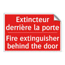 Extincteur derrière la porte - Fire extinguisher behind the door /.../