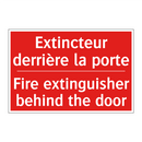 Extincteur derrière la porte - Fire extinguisher behind the door /.../