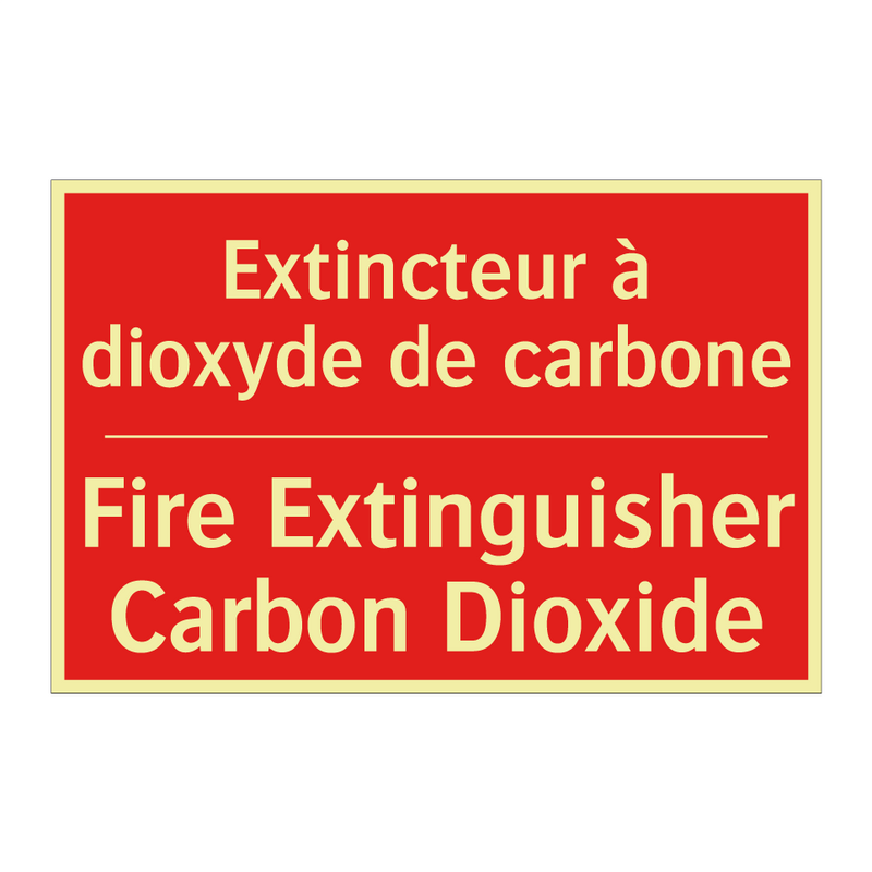 Extincteur à dioxyde de carbone /.../ - Fire Extinguisher Carbon Dioxide /.../