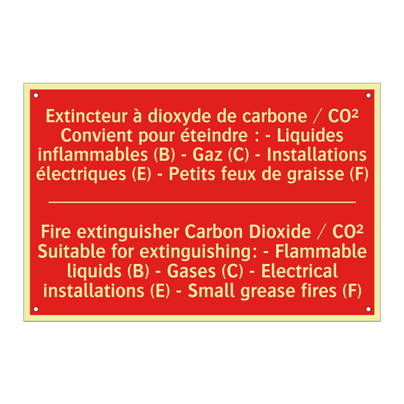Extincteur à dioxyde de carbone /.../ - Fire extinguisher Carbon Dioxide /.../